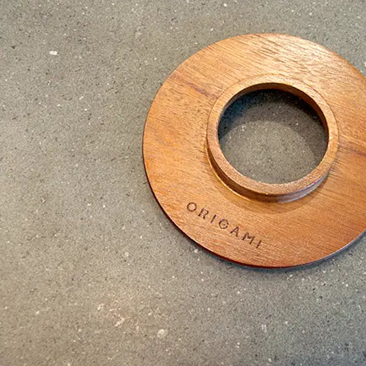 Origami Dripper M + Wood Dripper Holder